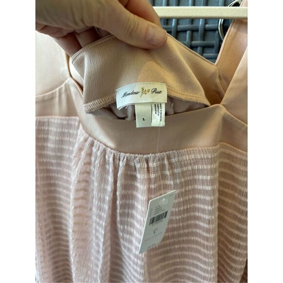 NWT ANTHROPOLOGIE MEADOW RUE Allyson texture blouse, $80 Large E27 - Picture 3 of 8